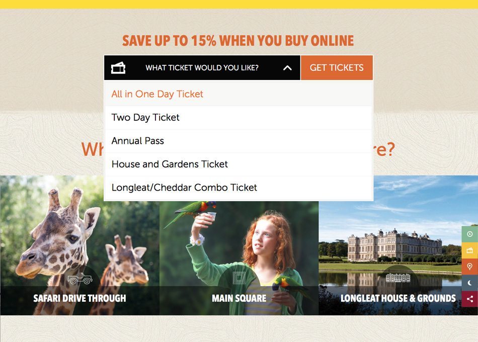 E-commerce Website Design - What Ticket
